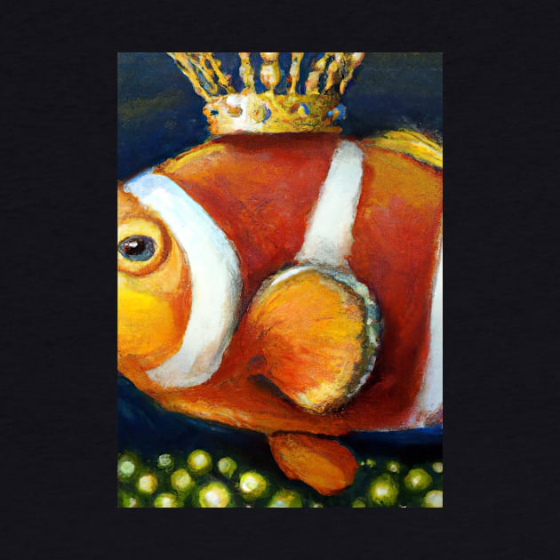 Clown fish with a Crown by maxcode